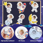 54Pcs Astronaut Cutouts Bulletin Boards Decorations, DIY Space Cutouts Planet - Image 4