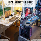 Veken 63×27.6 Inch Large Electric Standing Desk, Gaming Table, Suit students - Image 8