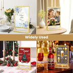 6PCS Acrylic Sign Holder 8.5X11 Double-Sided Gold Frames | Gold Picture Frames - Image 7