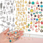 SANNIX 90Pcs Bangle Charms for Jewelry Making - Image 3