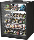 Miniature Storage Case for Collectibles Miniatures, Wooden Miniature Display by Montex
