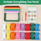 IQKidz Weaving Loom Kit for Girls Ages 8-12, DIY Arts and Crafts for Kids and - Image 7