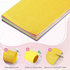 MECCANIXITY 5 Sheets White Shiny Foam Sheets, 8 Inch x 12 Inch Sparkle EVA Foam - Image 3