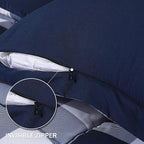 downluxe Lightweight Plaid Comforter Set - Image 5