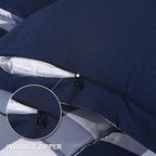 downluxe Lightweight Plaid Comforter Set - Image 5
