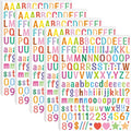 Letter Stickers 0.5 inch, Self-Adhesive Vinyl Waterproof ABC Letter Stickers by Unknown