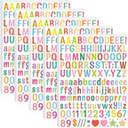 Letter Stickers 0.5 inch, Self-Adhesive Vinyl Waterproof ABC Letter Stickers by Unknown