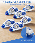 Gecork 6 Pack Double Sided Glue Tape Roller, Quick Dry Strong Adhesive - Image 5