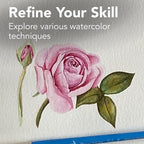 Canson XL Series Watercolor Paper, Wirebound Pad, 7x10 inches, 30 Sheets - Image 5