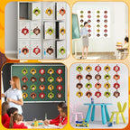 gisgfim 80Pcs Fall Cutouts Maple Leaves Decorations Bulletin Board Autumn Theme - Image 7