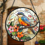 DASTOLL Stained Glass Window Hanging, and Mom 6.3 in - Image 2