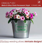 ORACAL 651 Matte Green Vinyl Durable Roll Easy to Weed Permanent Adhesive Craft - Image 3