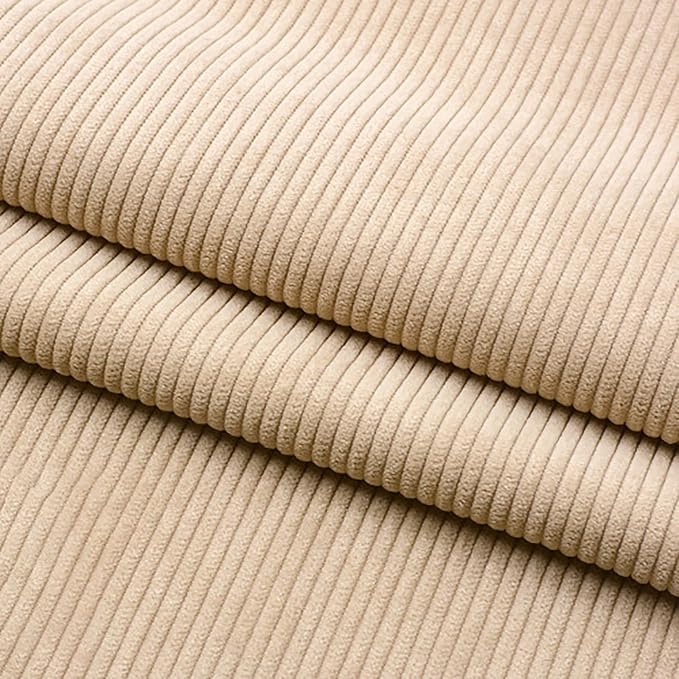 Mintao Corduroy Fabric Solid Plain Thick DIY Sewing Crafts Materials by Mintao