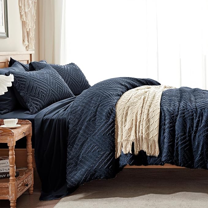 Zzlpp Queen Comforter Set 7 Pieces, All Season Boho Bedding Sets - Image 4