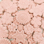 500g/1.1lb Ceramic Mosaic Tiles Mixed Shapes of Flowers, Mushrooms - Image 3