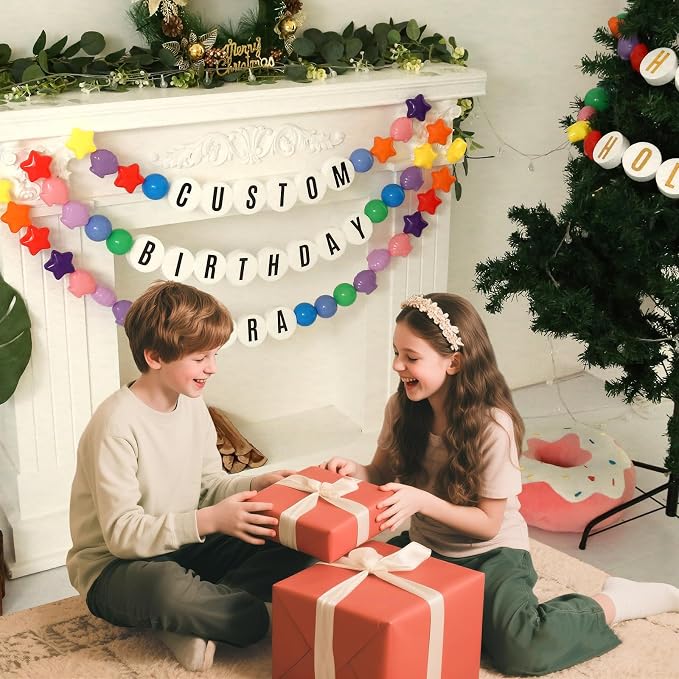 137 Pcs Friendship Bracelet Garland DIY Birthday Heopeis Friendship Banner Kit - Image 7