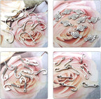 Honbay 60PCS Alloy Fish Hook Double Sided Fish Charms Pendant Fishing Jewelry - Image 5