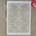 TIAMECH A4 Reusable Vintage Palace Texture Stencil - Image 3