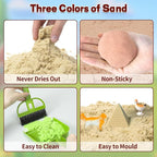 Bloolilies Farm Sensory Bin, Play Sand Art Kit Magic Sand Toys - Image 6