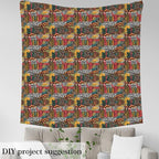 Traditional African Fabric by The Yard, Leopard Tiger Zebra Print Flannel - Image 4