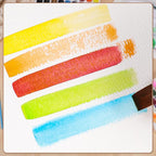 50 Sheets Watercolor Paper 6 x 8inch, 300 GSM Deckled Edge Paper Rough/Textured - Image 4