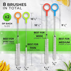 Buenalife Heavy Duty Cleaning Brushes Set of 8 - Image 2