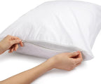 Amazon Basics Standard Breathable 100% Cotton Hypoallergenic Pillow Protector - Image 5