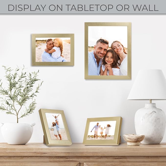 Sheffield Home 4 Piece Gallery Wall Frame Set, 8x10 Inch, 5x7 Inch, and 4x6 Inch - Image 3