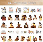 100 Pcs Vision Board Supplies Stickers, Hand Drawn Waterproof Planner Stickers - Image 4