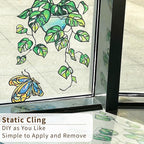 Original Hand Drawn Window Cling Film Stained Glass Border, Double Sided - Image 5