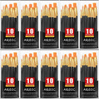 AROIC Paint Brush Set, 10 Pack 100 Pcs Acrylic Paint Brushes Artist Paint by AROIC