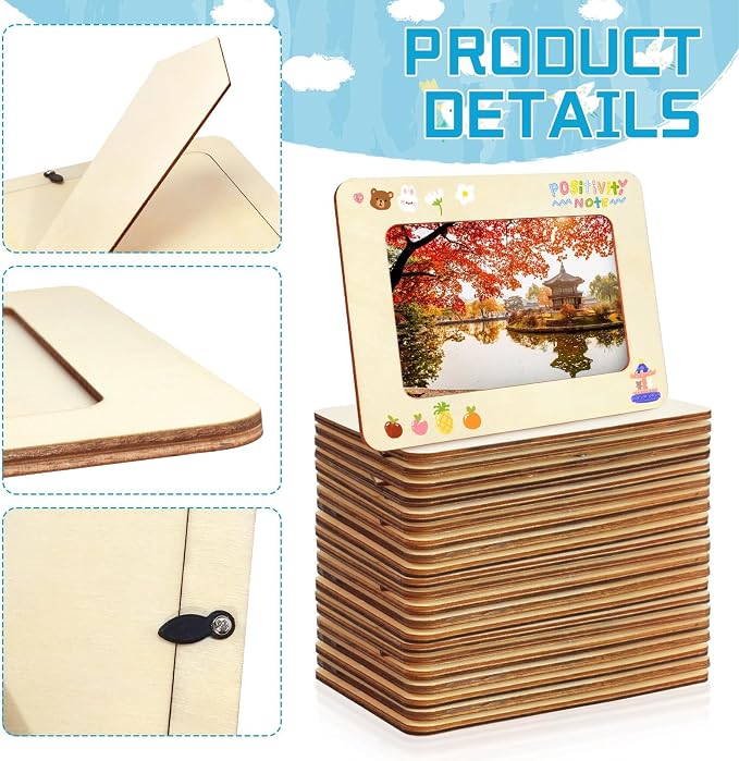 VOKOY 35 Pack Wooden Picture Frames - Image 3