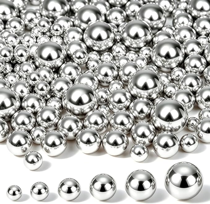 2000PCS Pearls for Crafting, Sliver No Hole Beads for Centerpieces Vases by Unknown