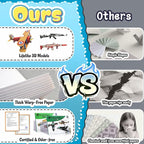 2 Themes in 1, 3D Paper Building Model, DIY Origami Kit - Image 5