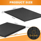Eunice 4Pcs 16 x 12 x 0.4 Inch Polyurethane Foam Sheets & 4Pcs 16 x 12 x 0.8 - Image 2