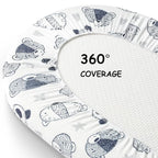 Yoofoss Bassinet Sheets for Baby, Baby Delight, Angelbliss, Soft Breathable - Image 7