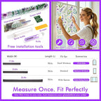 SOMWISE Rainbow Window Privacy Film, Heat Control, UV Blocking, Anti-Glare - Image 7