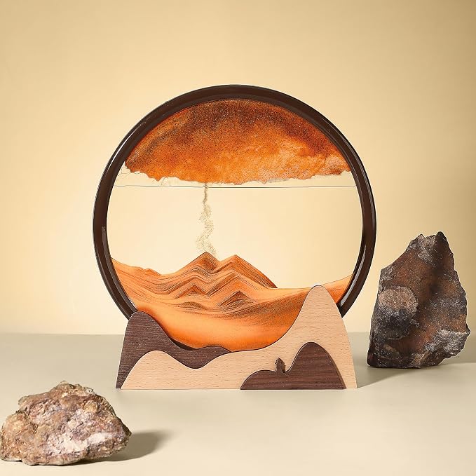 BelaRola Moving Sand Art Liquid in Motion 3D Deep Sea Sandscape Moving Sand Art - Image 4