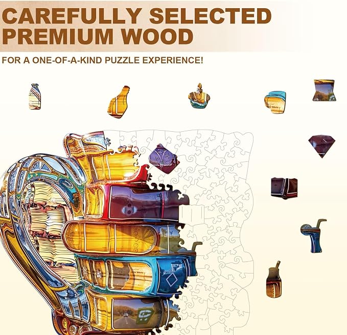 Book Glass Cup Puzzles Adults Gifts - Image 3