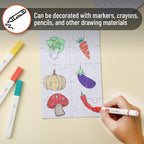 Mr. Pen- Blank Puzzle Bulk, 13 Pack, 20 Pieces/Pack, 5.5 x 8.1 Inch, Arts & DIY - Image 4