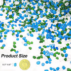 QEQEKAKA Sea Glass Stones for Crafts About 1LB Glass Pebbles Gemstones Bulk for - Image 2