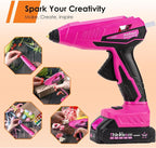 Cordless Hot Glue Gun - 20V Temp Adjust Hot Glue Gun - Image 9