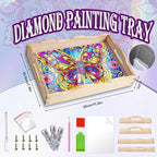 EWJRNSF Diamond Art Kits for Adults Wooden Serving Trays - Image 2