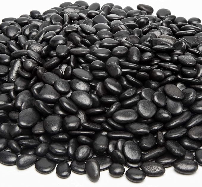Black Small Decorative Pebbles - 2LB Gravel River Rock - Image 6