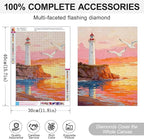 LEZHIJIA 4 Pack Beach Diamond Art Kits - Image 5