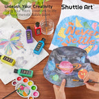 Metallic Fabric Paint, Shuttle Art 18 Metallic Colors Permanent Soft Fabric - Image 6