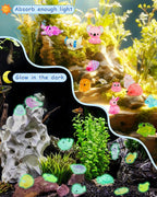 FIVEIZERO 102PCS Luminous Mini Resin Ocean Animals Bulk - Image 3
