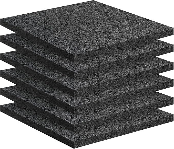 Polyurethane Foam Pads for Packing Foam Sheets Black Cuttable High Density by Joewuzun
