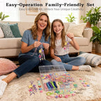 Kupor 480PCS DIY Keychain Making Kit, Vibrant Beads - Image 3