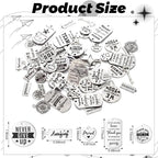 Trnayi 285 Pcs Inspirational Words Charms Bulk - Image 2